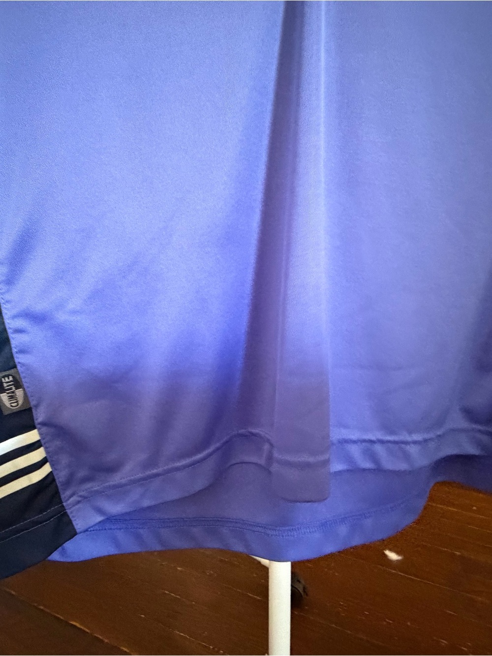 adidas Lavender Long-Sleeve Climalite Top with Quarter Zip, L, like new - Picture 7 of 9